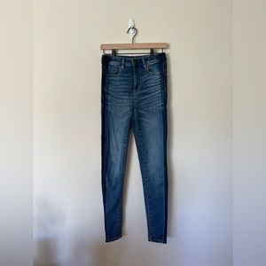 American Eagle Two Tone Skinny Jeans